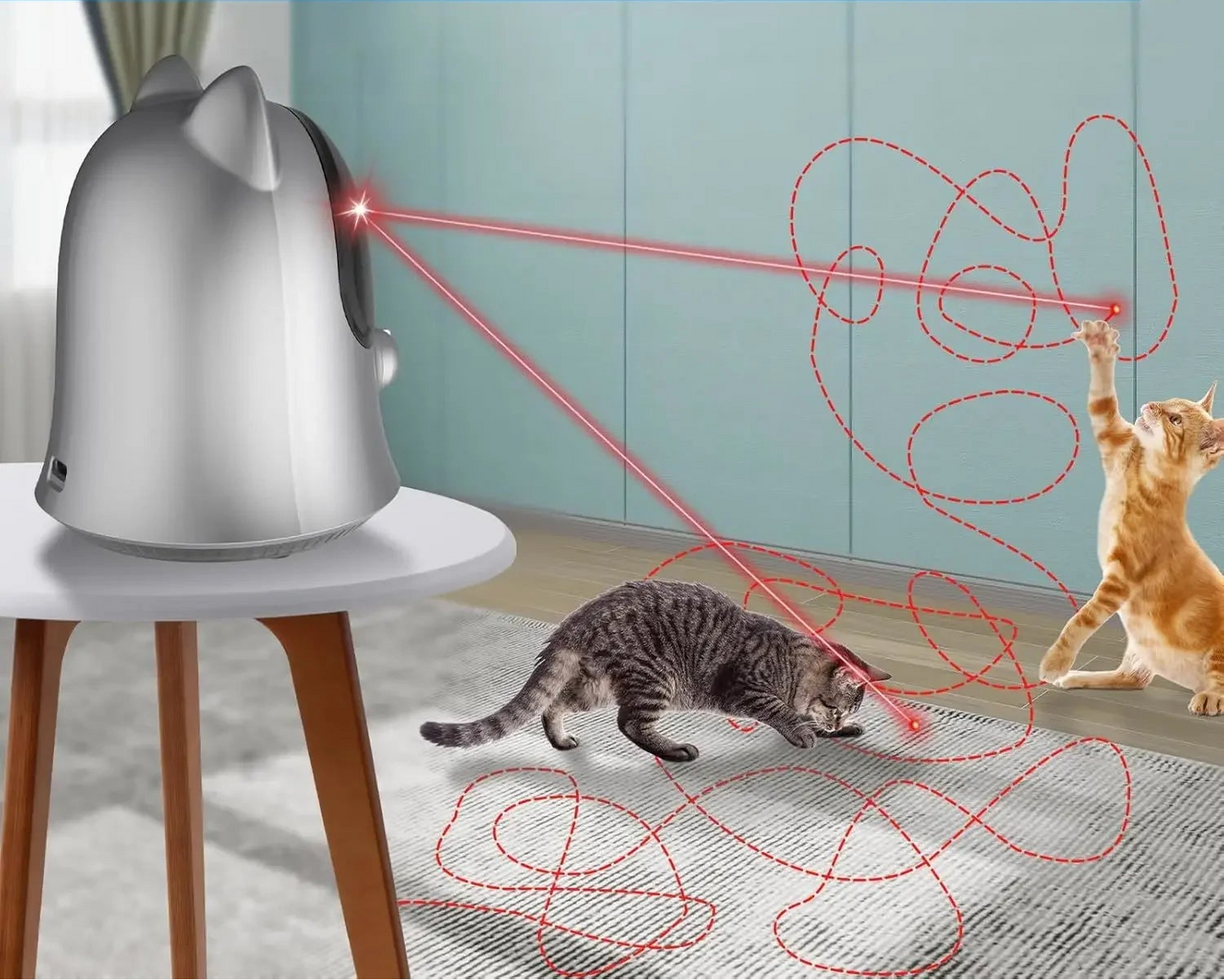 Advanced Interactive Laser Toy for Cats & Dogs