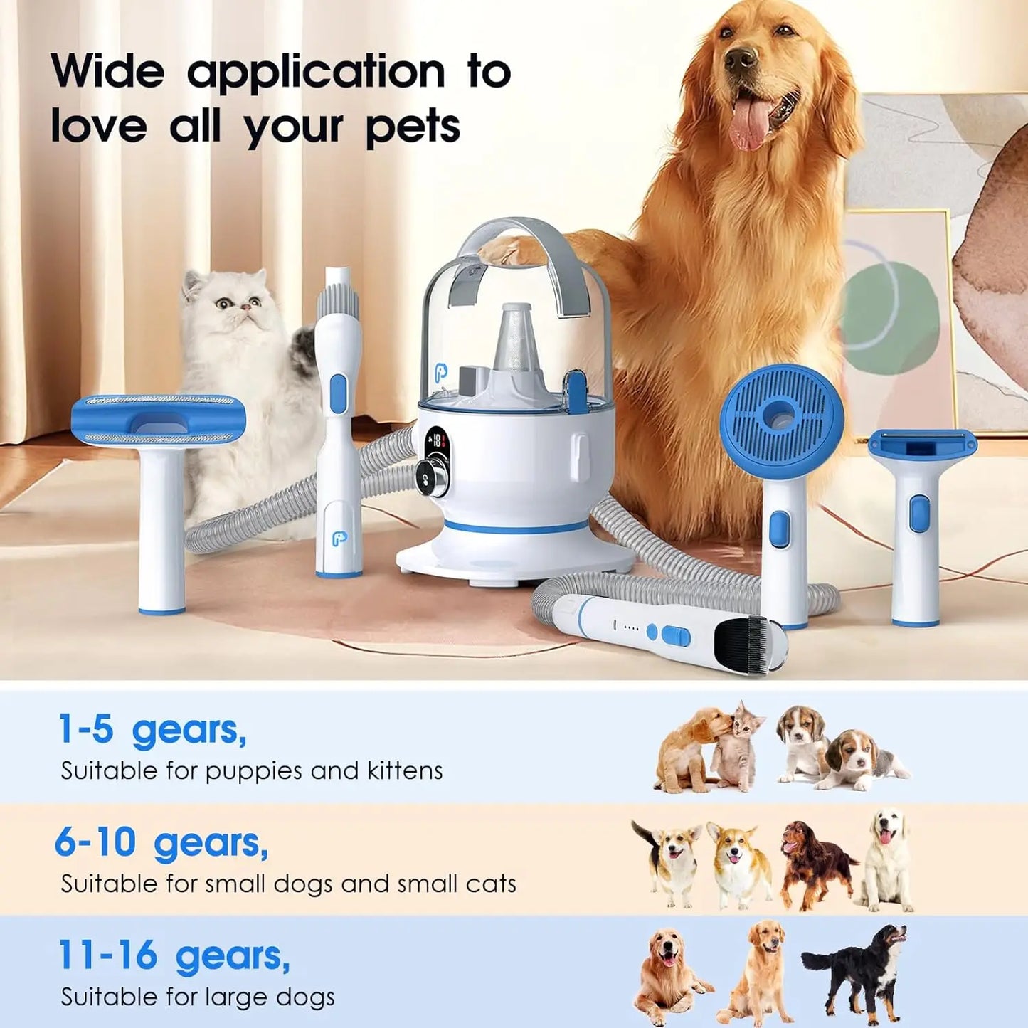 Professional Pet Grooming Vacuum