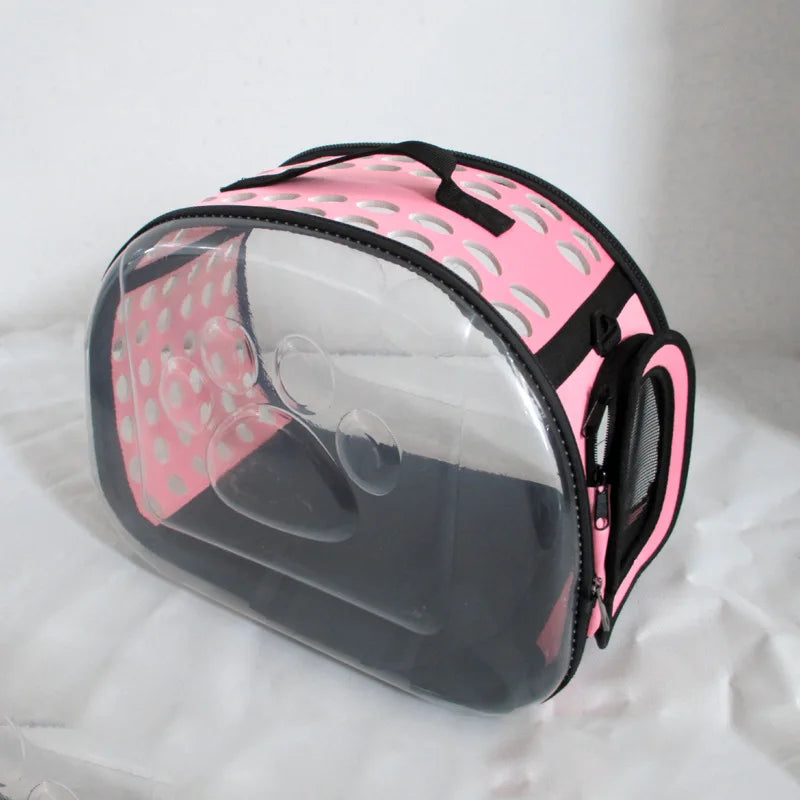 Transparent Pet Travel Carrier