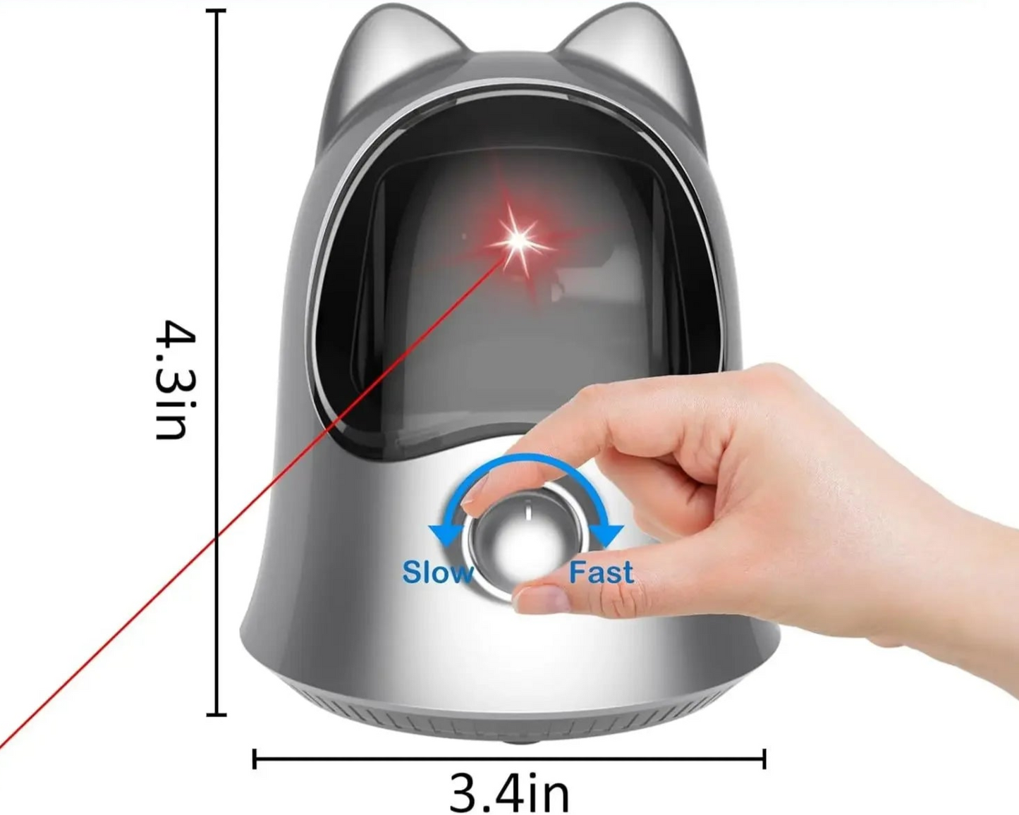 Advanced Interactive Laser Toy for Cats & Dogs